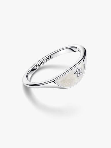 Pandora ME Halved Enamel Signet Ring - Image 3