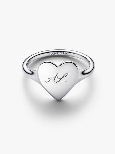 Engravable Heart Ring - Image 4