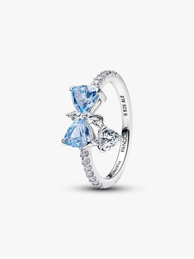 Bridgerton Blue Bow Ring - Image 2