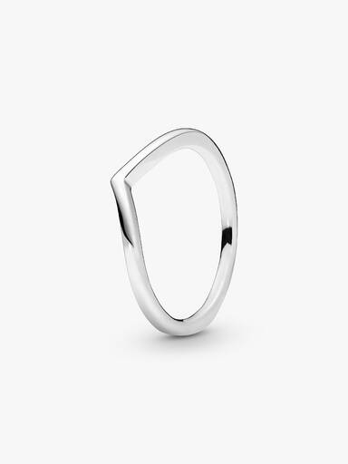 Polished Wishbone Ring - Image 2