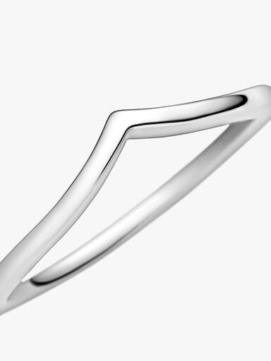 Polished Wishbone Ring - Image 7
