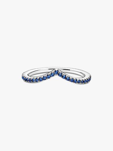Pandora Timeless Wish Sparkling Blue Ring - Image 5