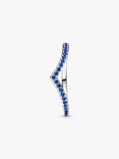 Pandora Timeless Wish Sparkling Blue Ring - Image 4