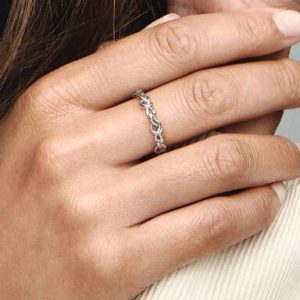 Knotted Hearts Ring