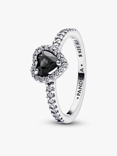 Elevated Black Heart Ring - Image 2