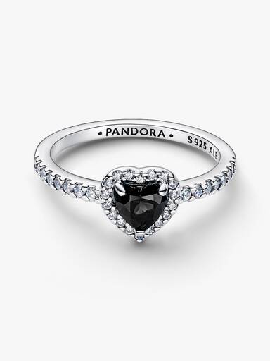 Elevated Black Heart Ring - Image 4