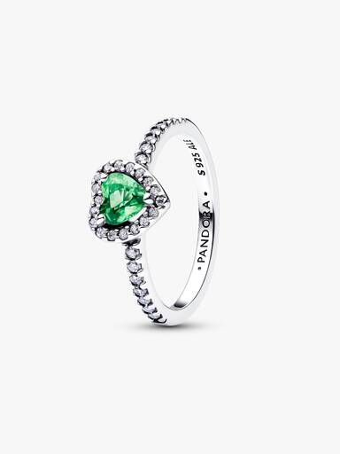 Jewel Tones Elevated Hearts Ring Trio - Image 4