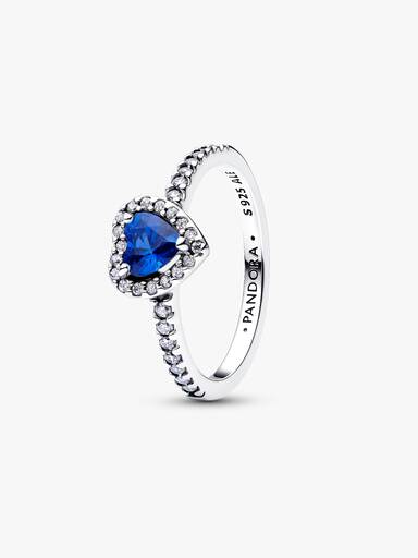 Deep Ocean Elevated Hearts Ring Set - Image 3