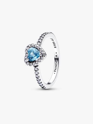 Deep Ocean Elevated Hearts Ring Set - Image 2