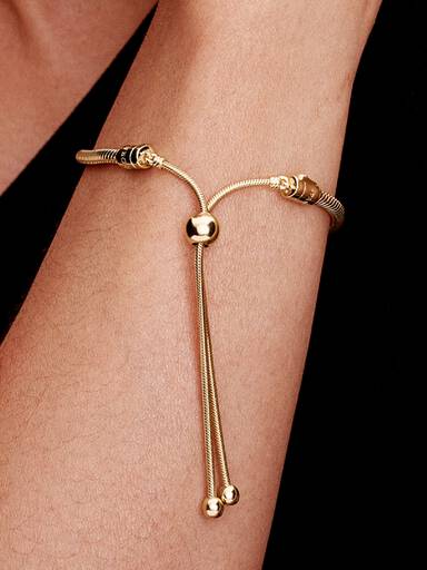 Snake Chain Slider Bracelet