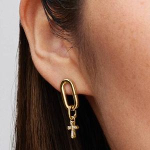 Sparkling Cross Mini Dangle Charm