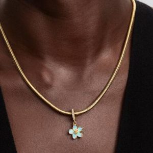 Blue Blossom Dangle Charm