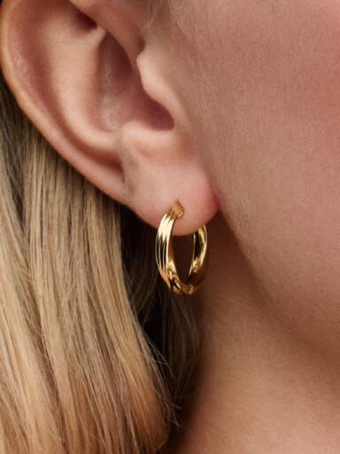 Twisted Hoop Earrings
