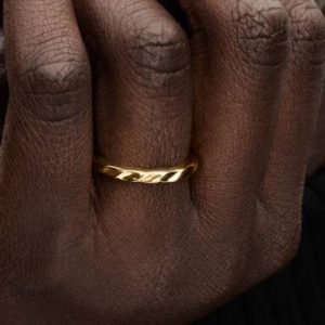 Rippled Band Ring
