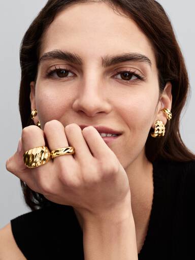 Rippled Statement Ring - Image 4