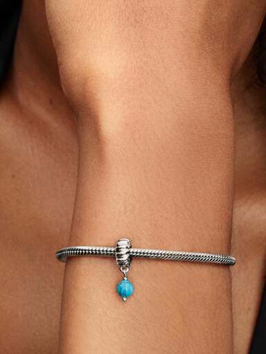 FINAL SALE - Turquoise-colored Dangle Charm