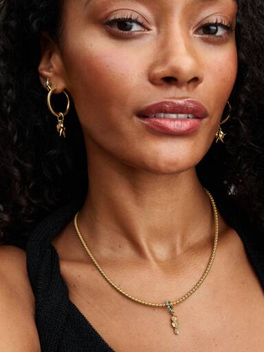 Pandora Moments Charm Hoop Earrings - Image 4