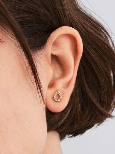 Pandora Infinite Lab-grown Diamond Pavé Stud Earrings