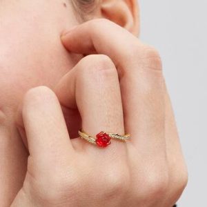 Disney Beauty and the Beast Enchanted Rose Ring