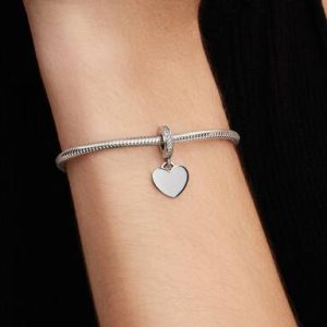 Engravable Heart Tag Dangle Charm