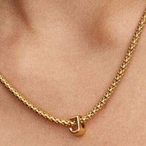 Letter J Alphabet Charm
