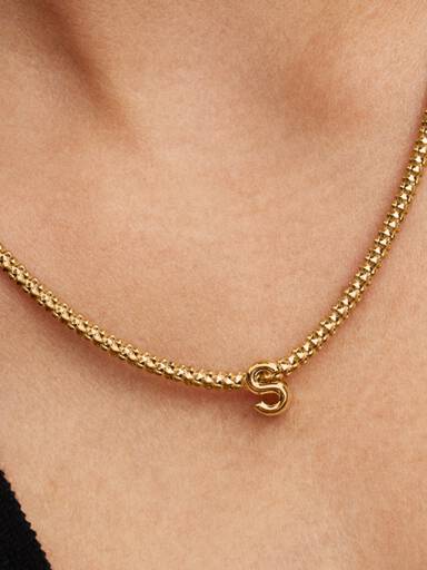 Letter S Alphabet Charm