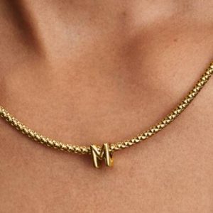 Letter M Alphabet Charm