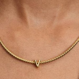 Letter V Alphabet Charm