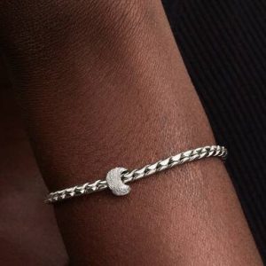Textured Moon Mini Charm