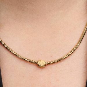 Textured Shell Mini Charm