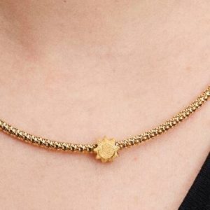Textured Sun Mini Charm