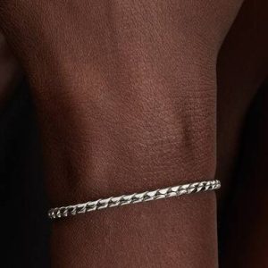 Round Clasp Wing Chain Bracelet