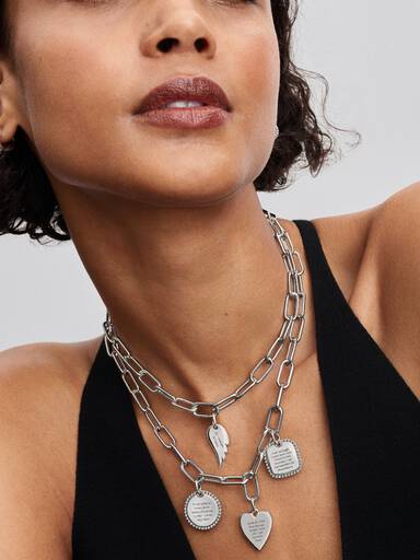 Engravable Openable Heart Tag Pendant - Image 5