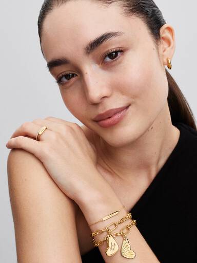 Engravable Bar Chain Bracelet - Image 5