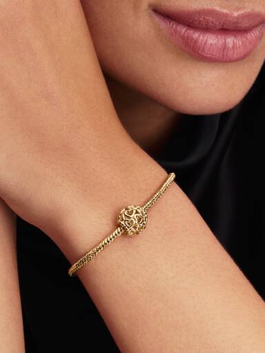 Openwork Heart Charm
