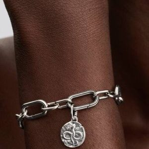 Infinity Snake Medallion Charm