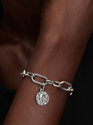 Skull Medallion Charm