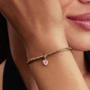 Pink Chakra Heart Mini Dangle Charm