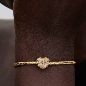 Sparkling Heart Charm