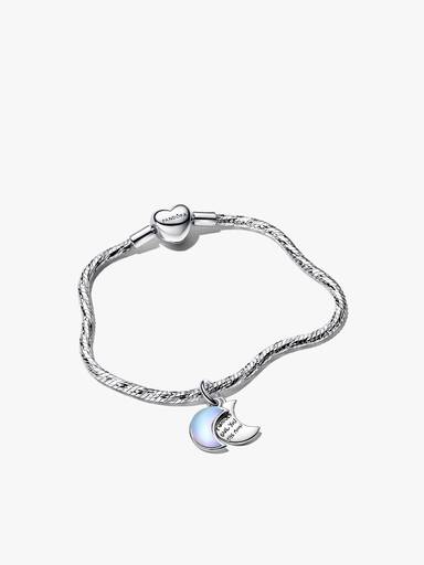 Crescent Moon Charm Bracelet Set