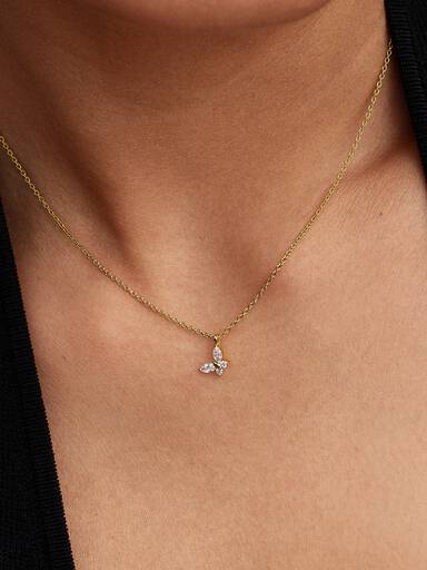 Butterfly Pendant Necklace