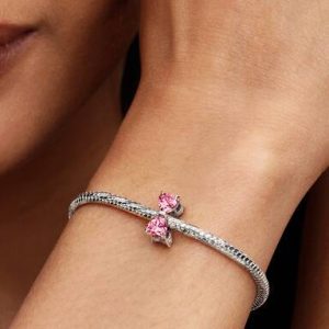 Pink Bow Charm