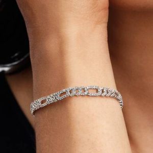 Oval Cuban Chain Bracelet