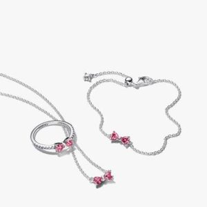 Sparkling Bow Jewelry Set
