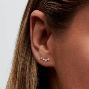 Pandora Era Lab-Grown Diamond Droplet Stud Earrings