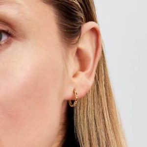 Pandora Era Figaro Hoop Earrings