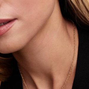 Pandora Era Linked Hearts Chain Necklace
