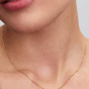 Pandora Era Lab-Grown Diamond Droplet Bar Necklace