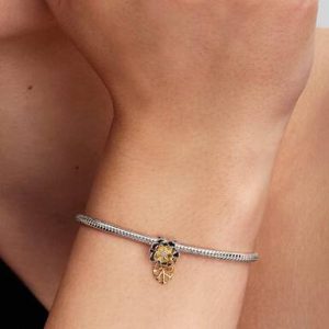 Disney Princess Tiana Water Lily Lab-grown Diamond Charm