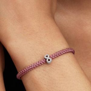 Textured Infinity Symbol Mini Charm